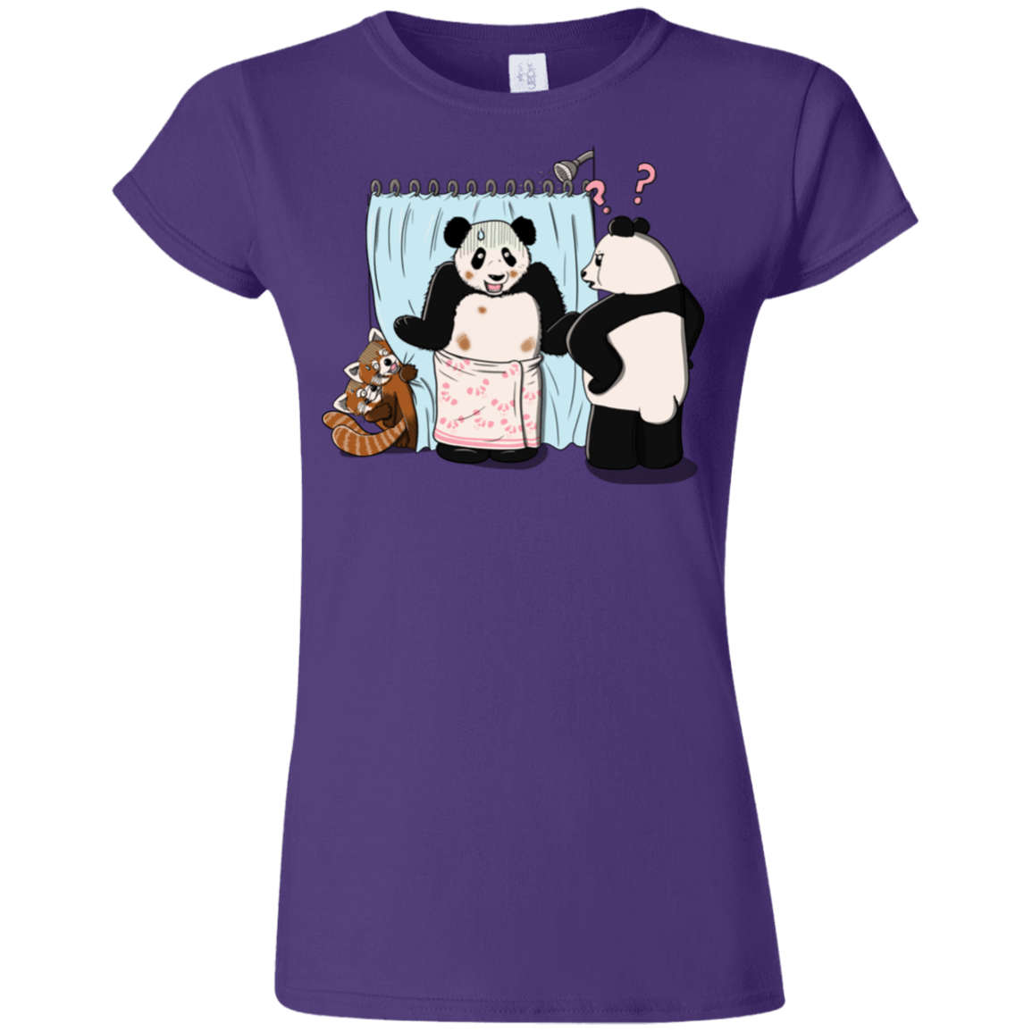 T-Shirts Purple / S Panda Infidelity Junior Slimmer-Fit T-Shirt