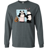 T-Shirts Dark Heather / S Panda Infidelity Men's Long Sleeve T-Shirt