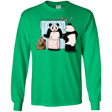 T-Shirts Irish Green / S Panda Infidelity Men's Long Sleeve T-Shirt