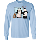 T-Shirts Light Blue / S Panda Infidelity Men's Long Sleeve T-Shirt