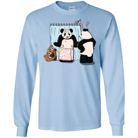 T-Shirts Light Blue / S Panda Infidelity Men's Long Sleeve T-Shirt