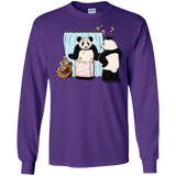 T-Shirts Purple / S Panda Infidelity Men's Long Sleeve T-Shirt