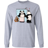 T-Shirts Sport Grey / S Panda Infidelity Men's Long Sleeve T-Shirt