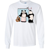 T-Shirts White / S Panda Infidelity Men's Long Sleeve T-Shirt