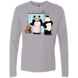 T-Shirts Heather Grey / S Panda Infidelity Men's Premium Long Sleeve