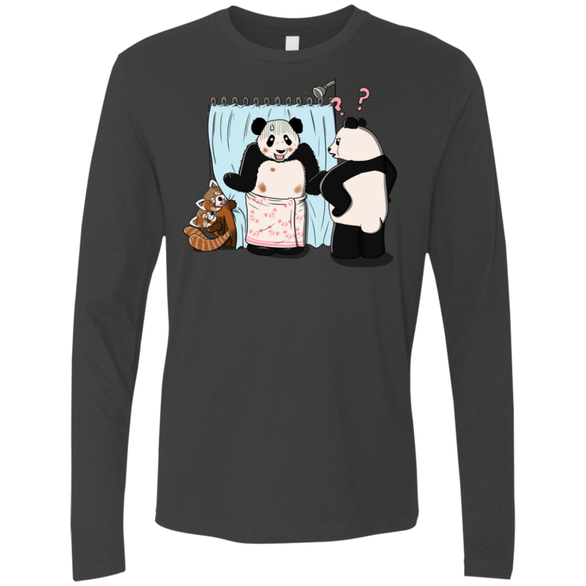 T-Shirts Heavy Metal / S Panda Infidelity Men's Premium Long Sleeve