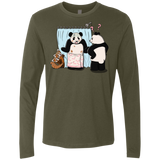 T-Shirts Military Green / S Panda Infidelity Men's Premium Long Sleeve
