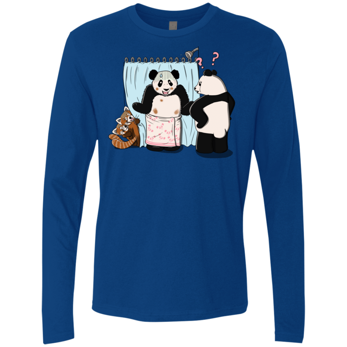 T-Shirts Royal / S Panda Infidelity Men's Premium Long Sleeve