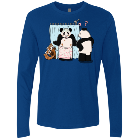 T-Shirts Royal / S Panda Infidelity Men's Premium Long Sleeve