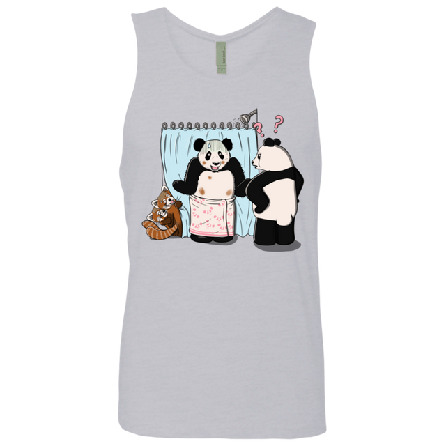 T-Shirts Heather Grey / S Panda Infidelity Men's Premium Tank Top