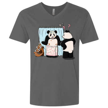 T-Shirts Heavy Metal / X-Small Panda Infidelity Men's Premium V-Neck