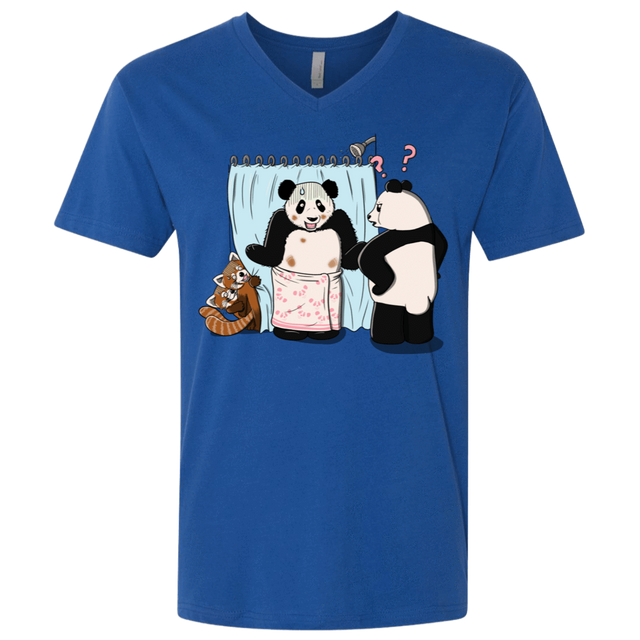 T-Shirts Royal / X-Small Panda Infidelity Men's Premium V-Neck