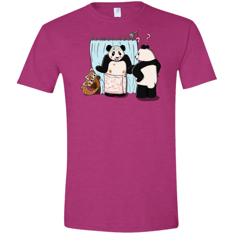 T-Shirts Antique Heliconia / S Panda Infidelity Men's Semi-Fitted Softstyle