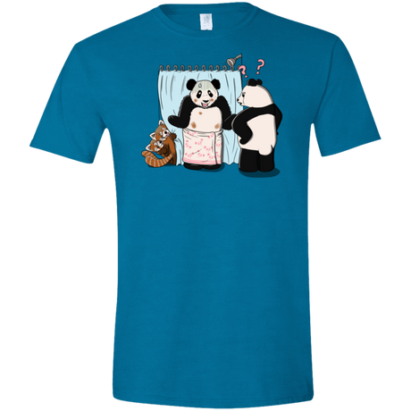 T-Shirts Antique Sapphire / S Panda Infidelity Men's Semi-Fitted Softstyle