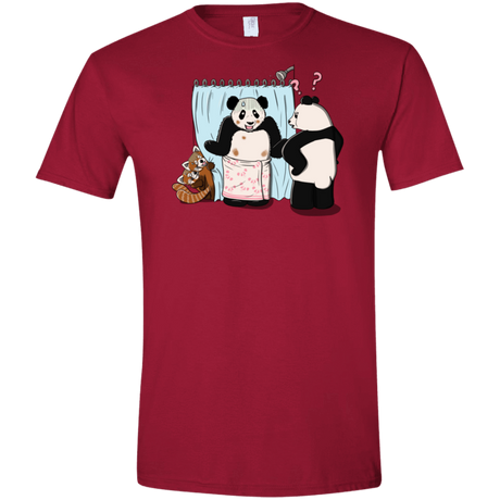 T-Shirts Cardinal Red / S Panda Infidelity Men's Semi-Fitted Softstyle