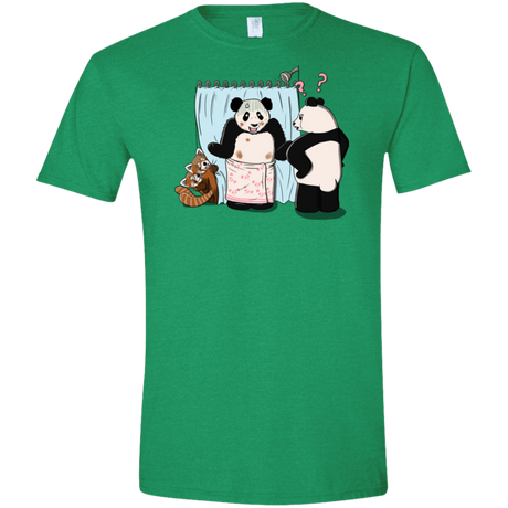 T-Shirts Heather Irish Green / S Panda Infidelity Men's Semi-Fitted Softstyle