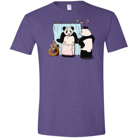 T-Shirts Heather Purple / S Panda Infidelity Men's Semi-Fitted Softstyle