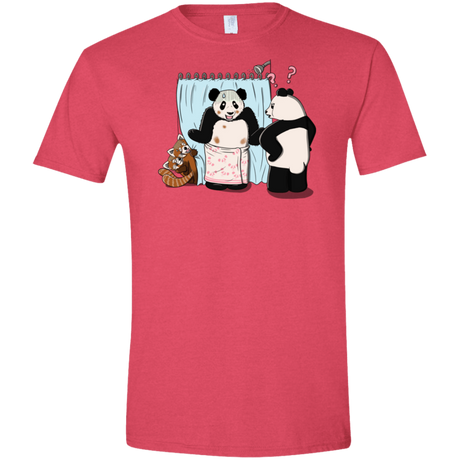 T-Shirts Heather Red / S Panda Infidelity Men's Semi-Fitted Softstyle