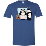 T-Shirts Heather Royal / X-Small Panda Infidelity Men's Semi-Fitted Softstyle