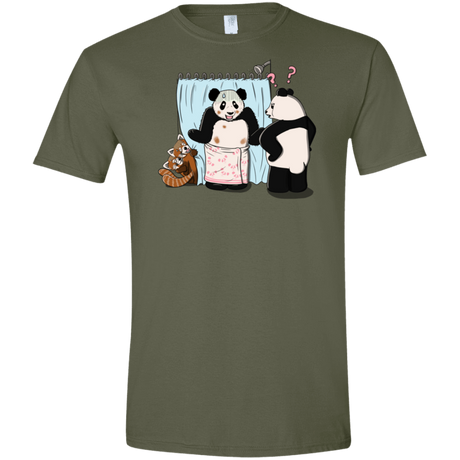 T-Shirts Military Green / S Panda Infidelity Men's Semi-Fitted Softstyle