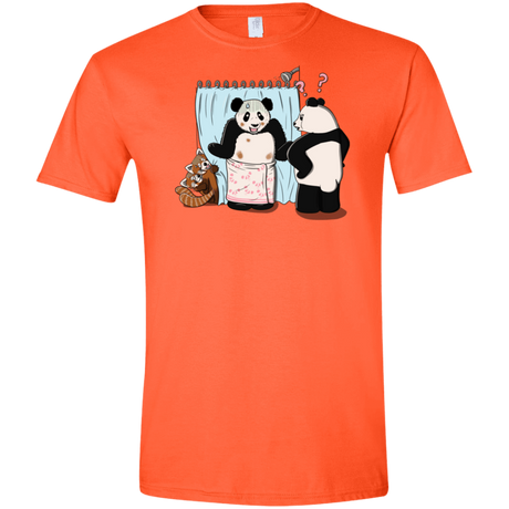 T-Shirts Orange / S Panda Infidelity Men's Semi-Fitted Softstyle
