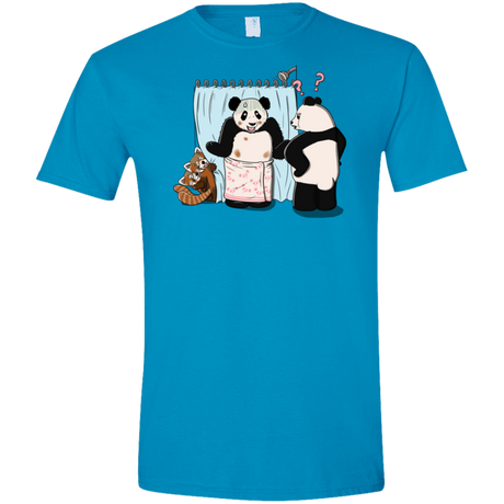 T-Shirts Sapphire / S Panda Infidelity Men's Semi-Fitted Softstyle