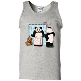 T-Shirts Ash / S Panda Infidelity Men's Tank Top