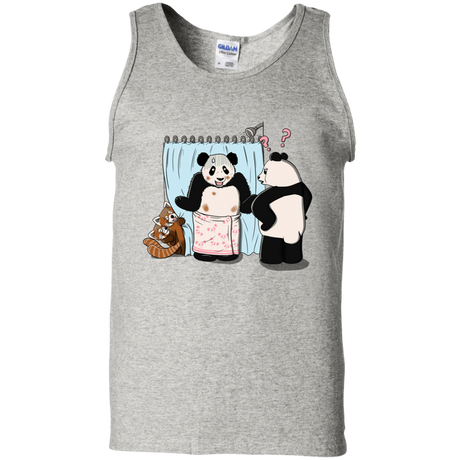 T-Shirts Ash / S Panda Infidelity Men's Tank Top