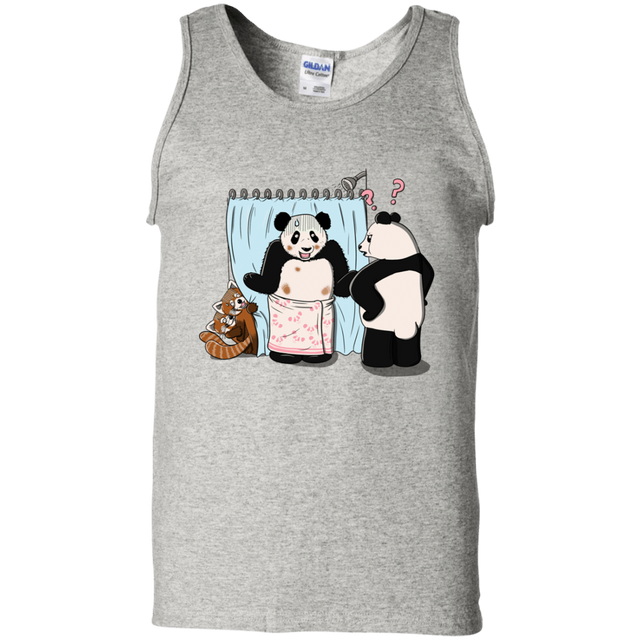 T-Shirts Ash / S Panda Infidelity Men's Tank Top
