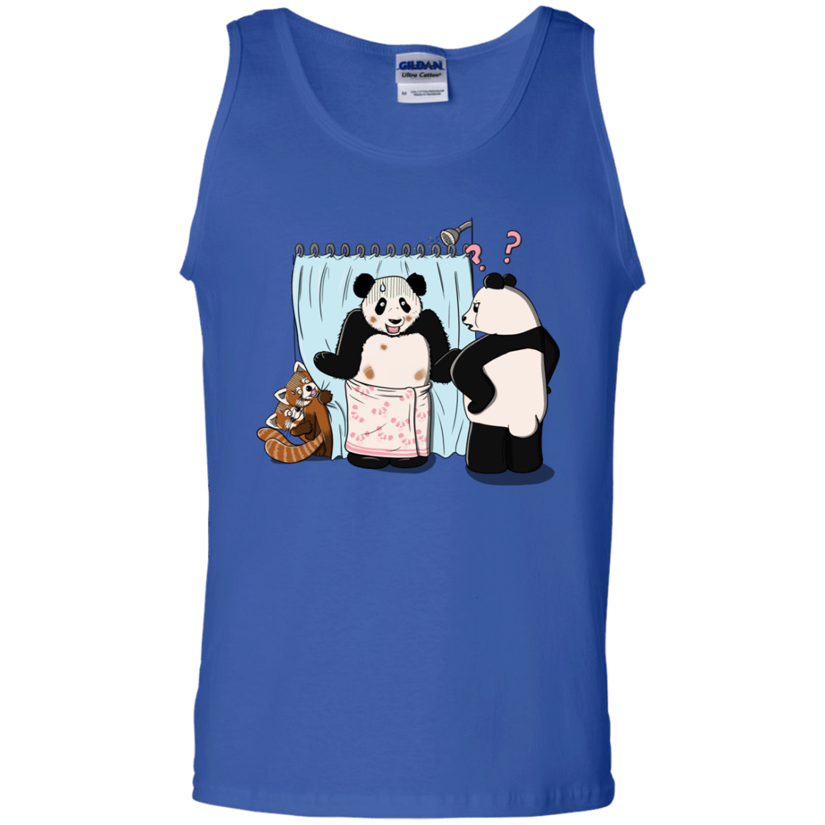 T-Shirts Royal / S Panda Infidelity Men's Tank Top