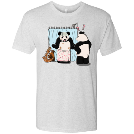 T-Shirts Heather White / S Panda Infidelity Men's Triblend T-Shirt