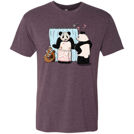 T-Shirts Vintage Purple / S Panda Infidelity Men's Triblend T-Shirt