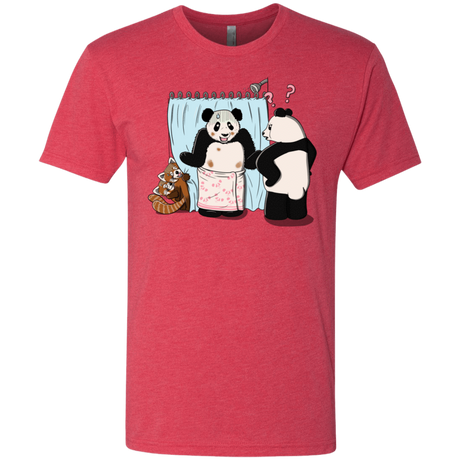 T-Shirts Vintage Red / S Panda Infidelity Men's Triblend T-Shirt