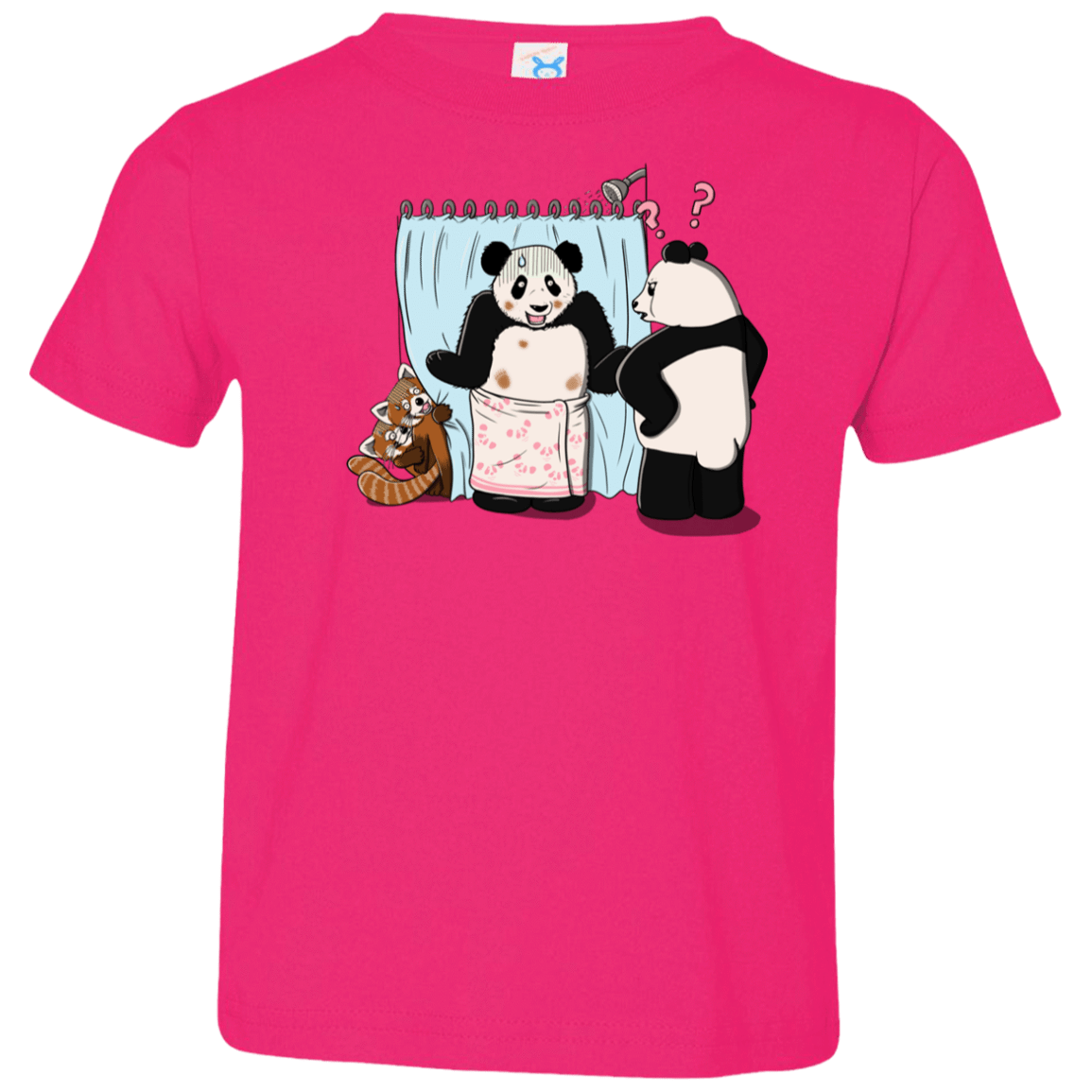 T-Shirts Hot Pink / 2T Panda Infidelity Toddler Premium T-Shirt