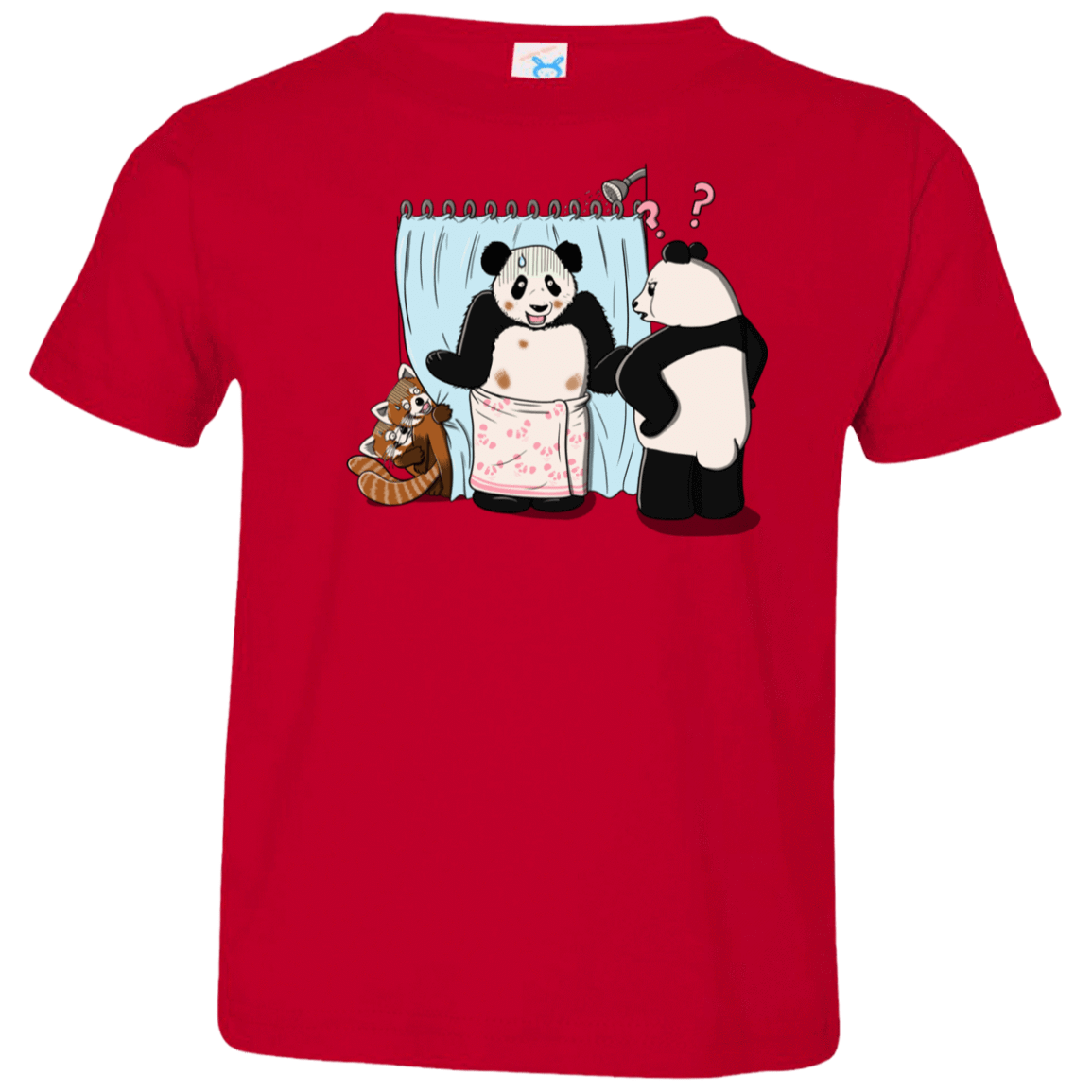 T-Shirts Red / 2T Panda Infidelity Toddler Premium T-Shirt