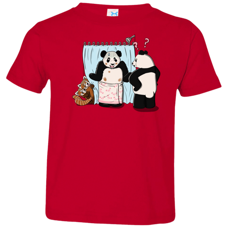 T-Shirts Red / 2T Panda Infidelity Toddler Premium T-Shirt