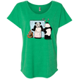 T-Shirts Envy / X-Small Panda Infidelity Triblend Dolman Sleeve