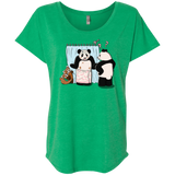 T-Shirts Envy / X-Small Panda Infidelity Triblend Dolman Sleeve