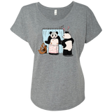 T-Shirts Premium Heather / X-Small Panda Infidelity Triblend Dolman Sleeve