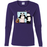 T-Shirts Purple / S Panda Infidelity Women's Long Sleeve T-Shirt