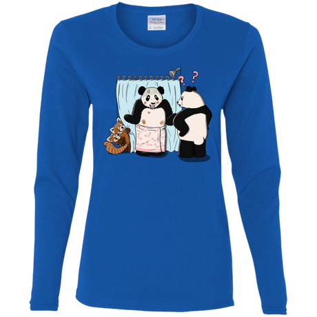 T-Shirts Royal / S Panda Infidelity Women's Long Sleeve T-Shirt