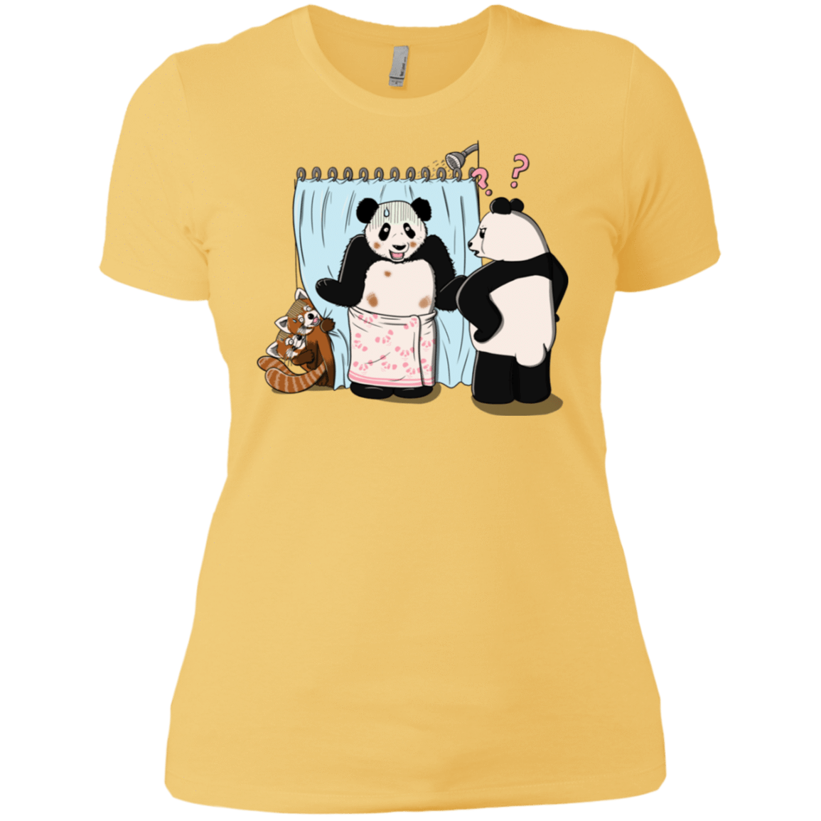 T-Shirts Banana Cream/ / X-Small Panda Infidelity Women's Premium T-Shirt