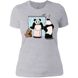T-Shirts Heather Grey / X-Small Panda Infidelity Women's Premium T-Shirt