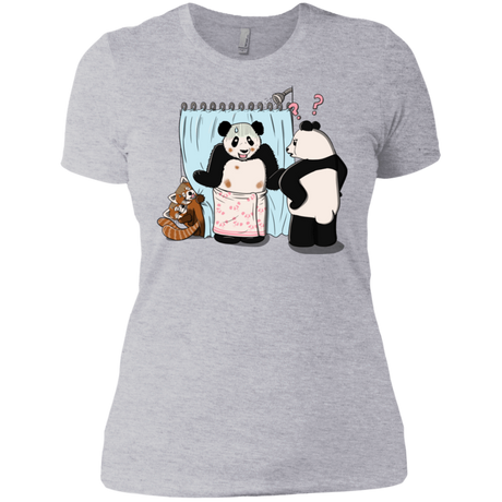 T-Shirts Heather Grey / X-Small Panda Infidelity Women's Premium T-Shirt