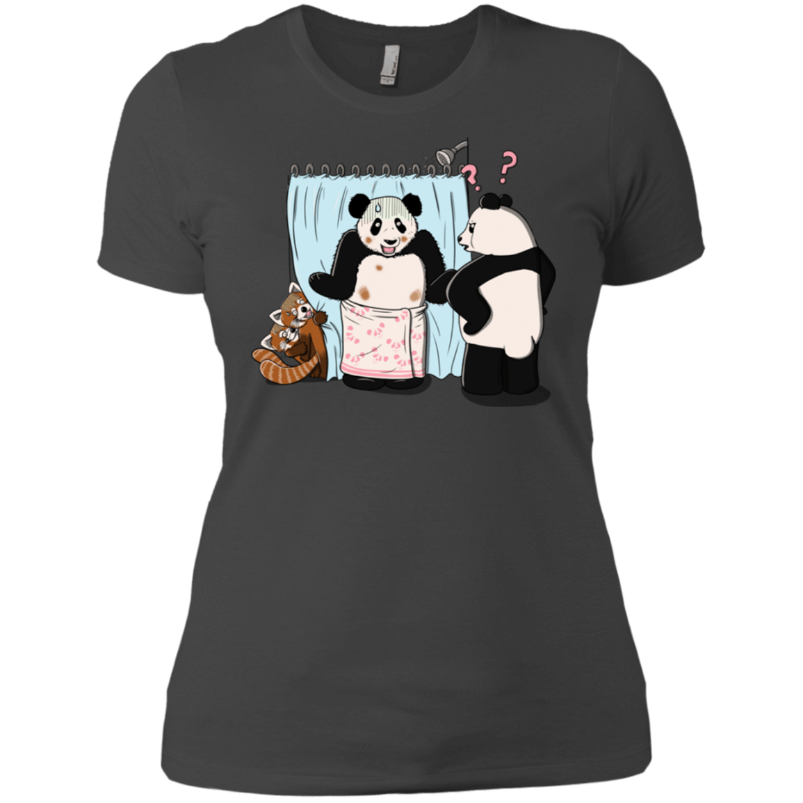 T-Shirts Heavy Metal / X-Small Panda Infidelity Women's Premium T-Shirt