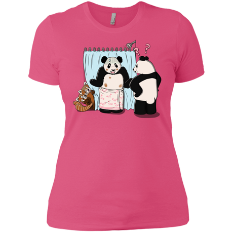T-Shirts Hot Pink / X-Small Panda Infidelity Women's Premium T-Shirt