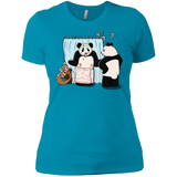 T-Shirts Turquoise / X-Small Panda Infidelity Women's Premium T-Shirt