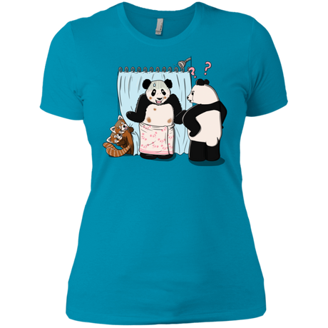 T-Shirts Turquoise / X-Small Panda Infidelity Women's Premium T-Shirt