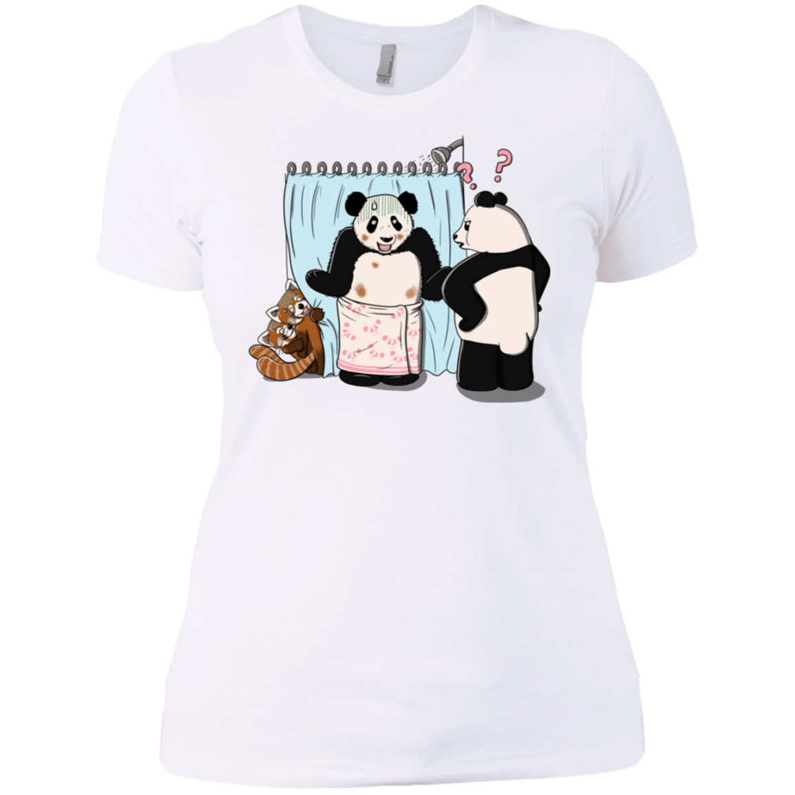 T-Shirts White / X-Small Panda Infidelity Women's Premium T-Shirt