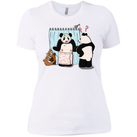 T-Shirts White / X-Small Panda Infidelity Women's Premium T-Shirt
